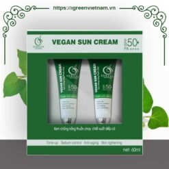 Kem chống nắng thuần chay Igreen 60ml - SPF50+ Bảo vệ da trước UVA UVB