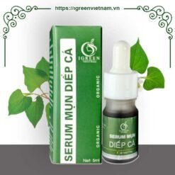 Serum trị mụn diếp cá igreen trị mụn, trị thâm, không gây bong tróc, dị ứng mẩn ngứa, dành cho mọi loại da, da dầu, mẹ bầu, em bé đều sử dụng được.